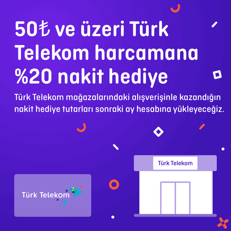 >Türk Telekom Mağazaları’nda harcamanı Pokus’la yap, nakit hediye kazan!