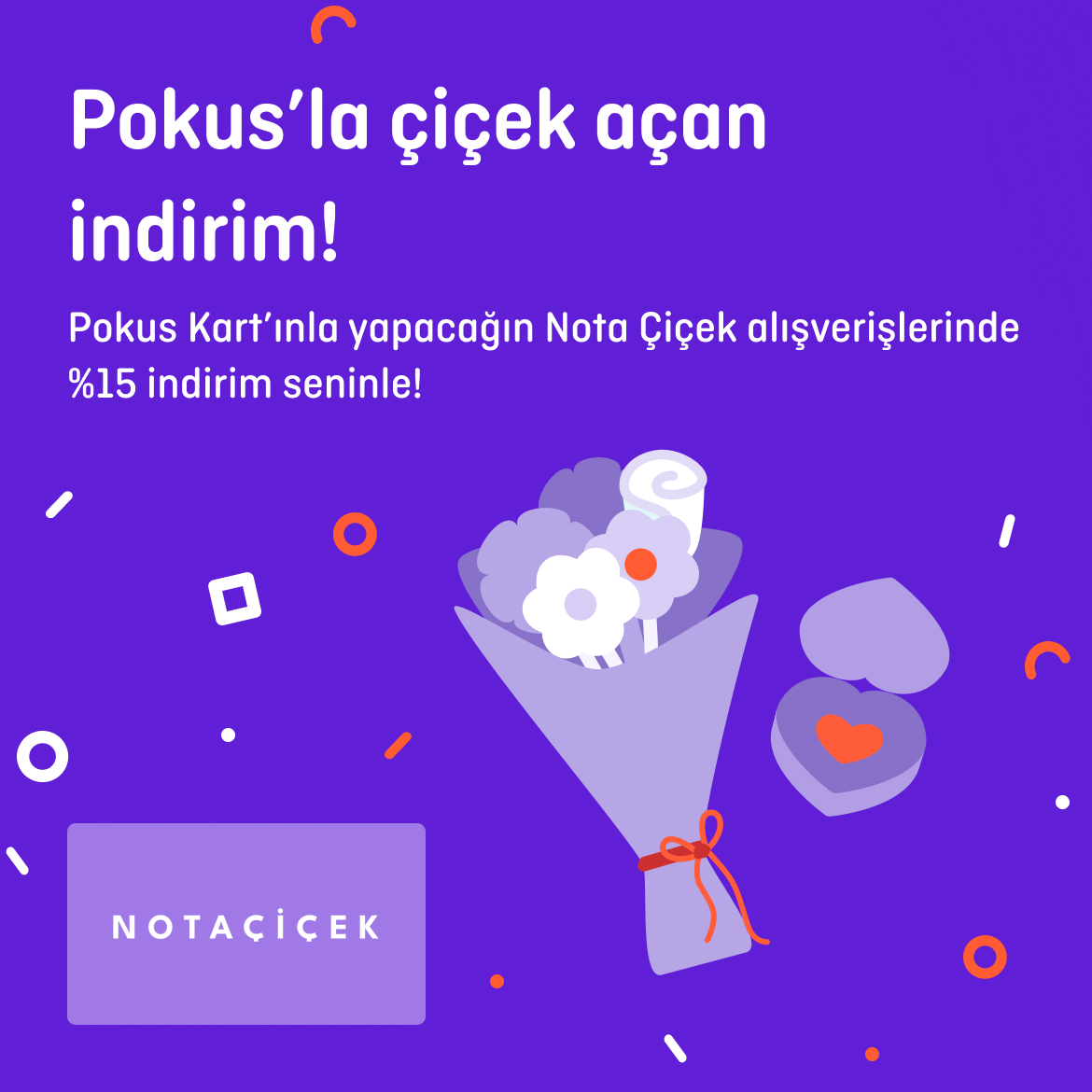 >Pokus’la çiçek açan indirim!